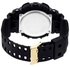 Men's Round Shape Rubber Strap Analog & Digital Wrist Watch 51 mm - Black - GA-100CF-1A9DR