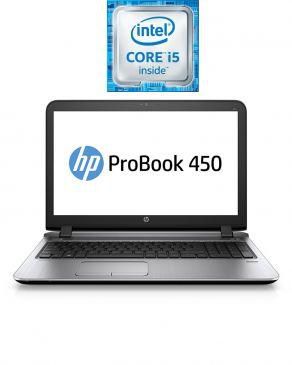 HP لابتوب ProBook 450 G3 - إنتل كور i5 - هارد ديسك درايف 1 تيرا بايت - رام 8 جيجا بايت - شاشة عالية الجودة 15.6 بوصة - معالج رسومات 2 جيجا بايت - DOS - أسود