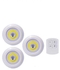 Led Light With Remote Control - 3 Pc