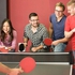 Portable Telescopic Table Tennis Net Rack - Black/Red