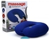 Generic Travel Pillow With Neck Massager - Blue