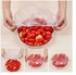 عرض طه أكياس لتغطية الطعام داخل الثلاجة وخارجها ١٠٠ قطعة لون شفاف