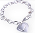 Charming Silver Heart Bracelet
