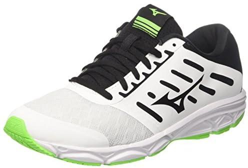 حذاء الركض MIZUNO J1GE183809 EZRUN رجالي، أبيض/أسود/أخضر