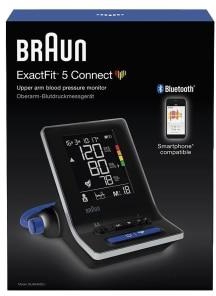 Braun ExactFit 5 Connect Smart Blood Pressure Monitor BUA6350EU Black