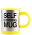 Automatic Electric Self Stirring Mug Coffee Mixing Drinking Cup- Yellow