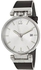 Calvin Klein Wordly Men's Silver Dial Leather Band Watch - K4A211C6