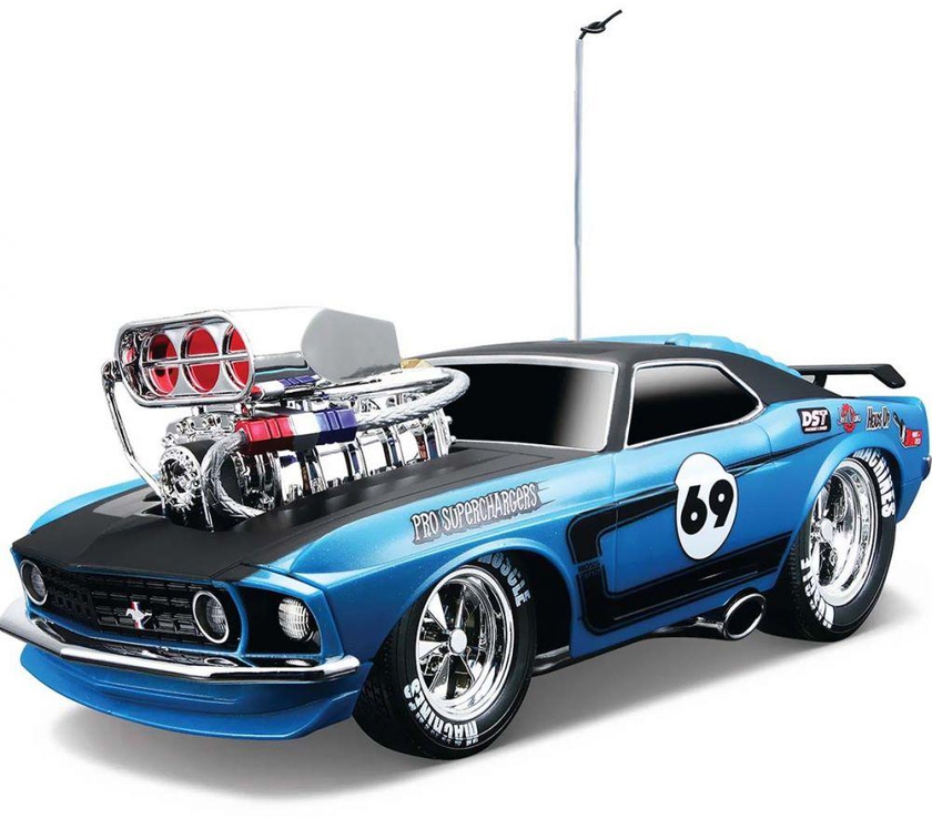 Maisto 1:18 Scale 1969 Ford Mustang Boss 302 Muscle Machines Racing Car NB906339