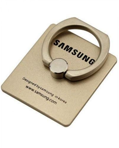 Generic Mobile Phone Ring Holder with Samsung Logo - Gold