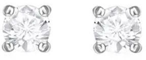 Swarovski Attract Round Pierced Earrings 5408436 Silver
