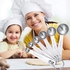 GTE 6pcs Kitchen Baking Stainless Steel Measuring Spoon Seasoning Measure