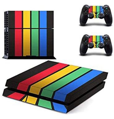 Skin Sticker For Sony PlayStation 4 And Remote Controllers