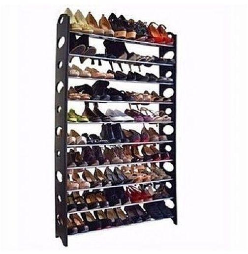 Adjustable Portable Expandable Home Shoe Rack Organiser For 30 Pairs Shoe Capacity