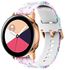 20mm sport Strap compatible For Samsung galaxy watch 4 , Band Gear sport wrist bracelet , Galaxy Watch Active 2 40mm 44mm , gear s2 , amazfit GTS , Gtr , watch 3 41MM (butterflies)