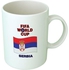 Fifa World Cup Serbia Ceramic Mug - Multicolor