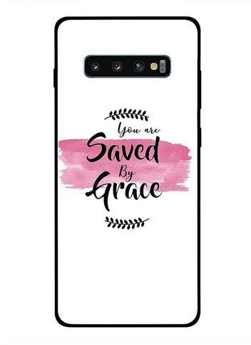 Protective Case Cover For Samsung Galaxy S10 Plus White/Pink/Black