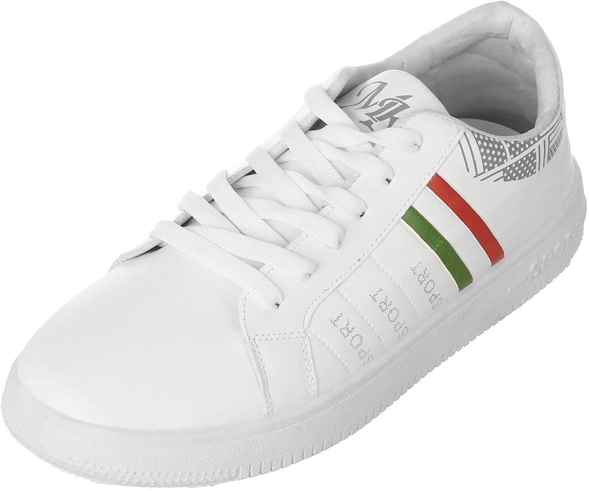 Get Asia Leather Lace Up Shoes for Men - White with best offers | Raneen.com
