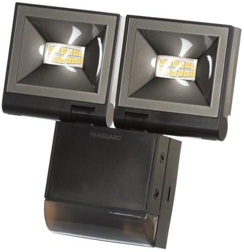 Timeguard Compact LED Energy Saving Floodlight, 20W LED with Motion Sensor, Black