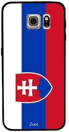 Thermoplastic Polyurethane Protective Case Cover For Samsung Galaxy S6 Edge Slovakia Flag