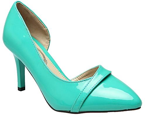 Fashion Ladies High Heel Pointy Toe Pumps - Green