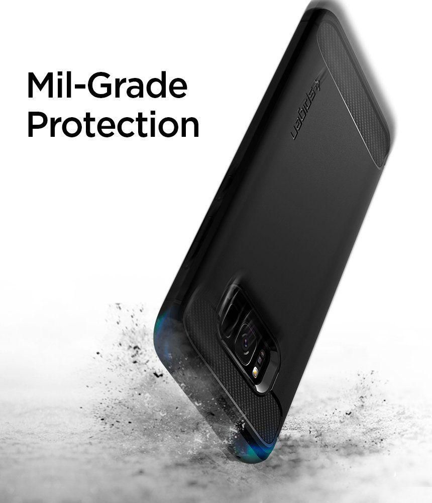 Spigen Samsung Galaxy S8 Rugged Armor cover / case - Black