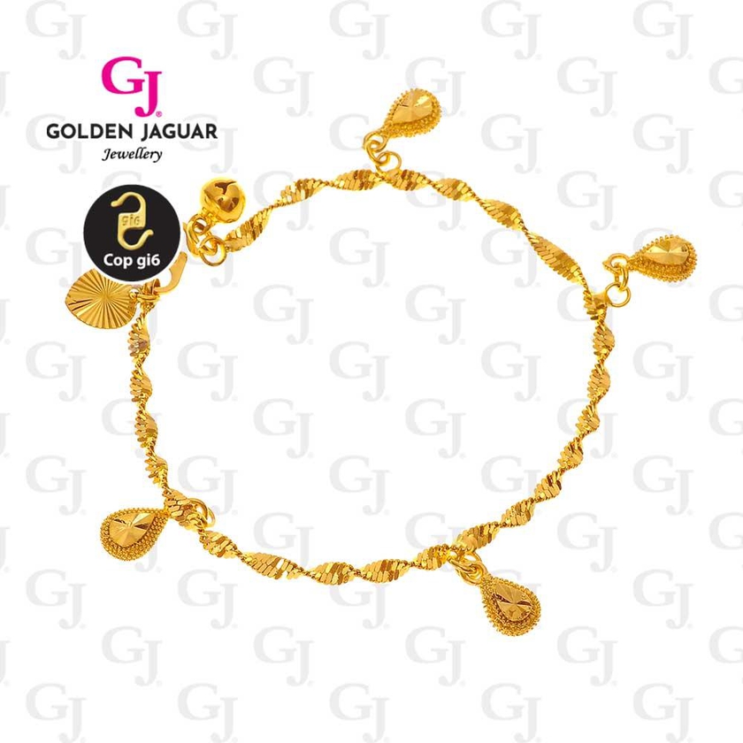 GJ Jewellery Emas Korea Bracelet - Gila-Gila Water Drop 2360210-0WD
