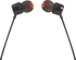 JBL T110 In-Ear Headphones, Black – JBLT110BLK
