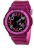 Casio Baby-G Neon Illuminator Standard Analog-Digital Watch (BGA-131-4B4DR) Pink Strap Black Dial