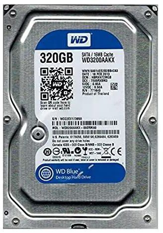 Western Digital WD Blue 320GB Desktop Hard Disk Drive