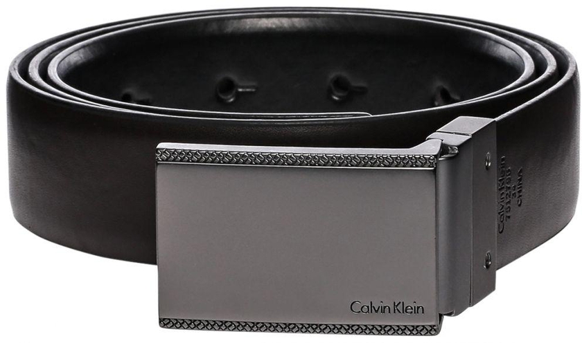 Calvin Klein 297512796-BBR Leather Reversible Belt for Men - 32 US, Black/Brown