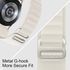 Alpine Loop 22mm متوافق مع Xiaomi Watch S1 / S1 Active / Mi Watch ، حزام نايلون رياضي متين مع تيتانيوم G Hook White Color