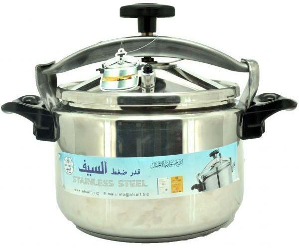 Pressure Cooker 5 Liter by Alsaif, Stanless Steel