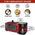 MultiFunctional Breakfast Maker 3In1 Breakfast Machine, OvenTray, Coffee Maker