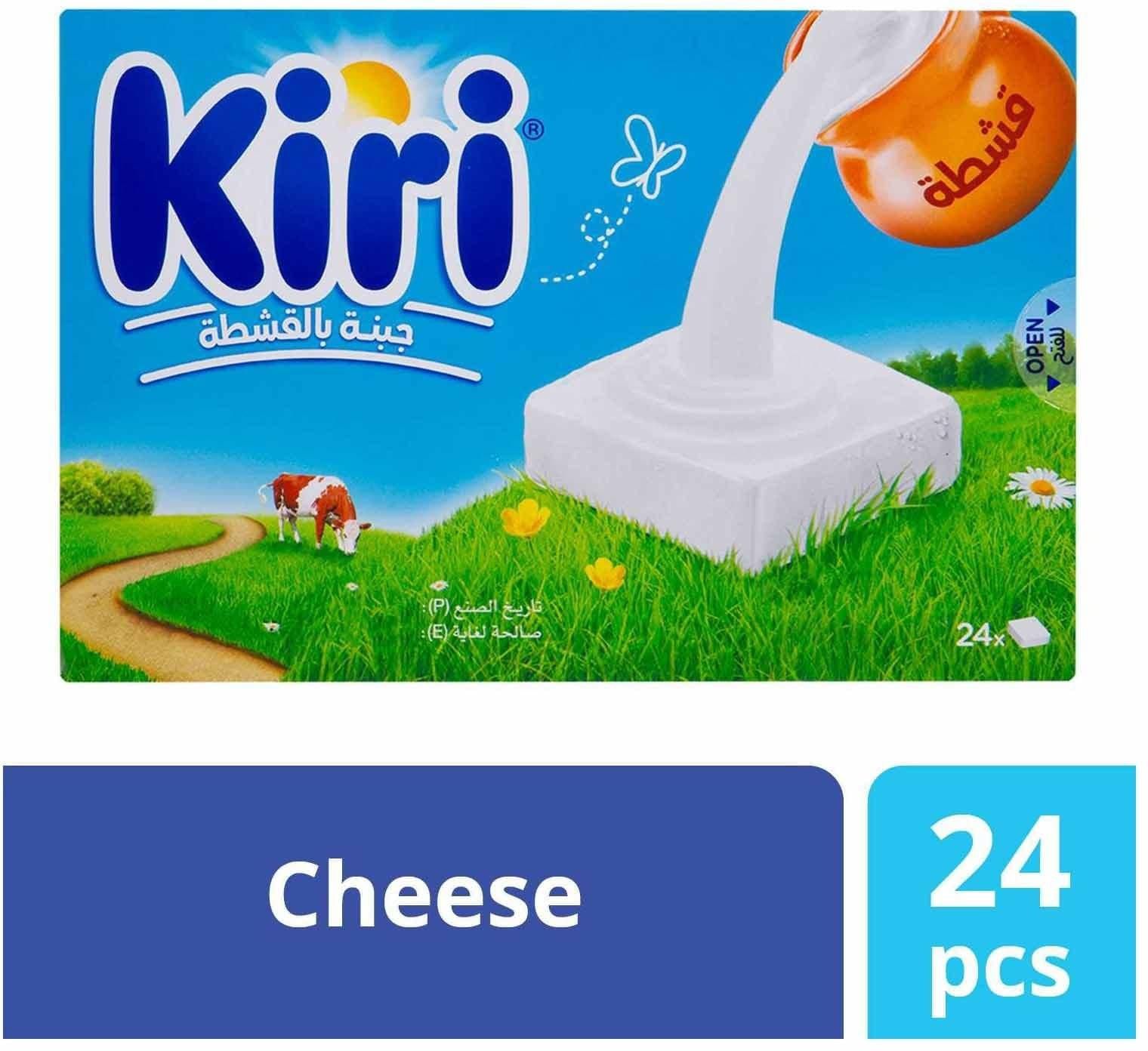 Kiri Spreadable Cream Cheese Squares - 24 Portion