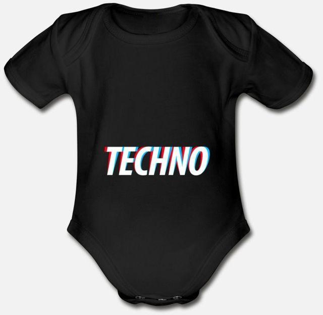Techno Organic Short Sleeve Baby Bodysuit_3