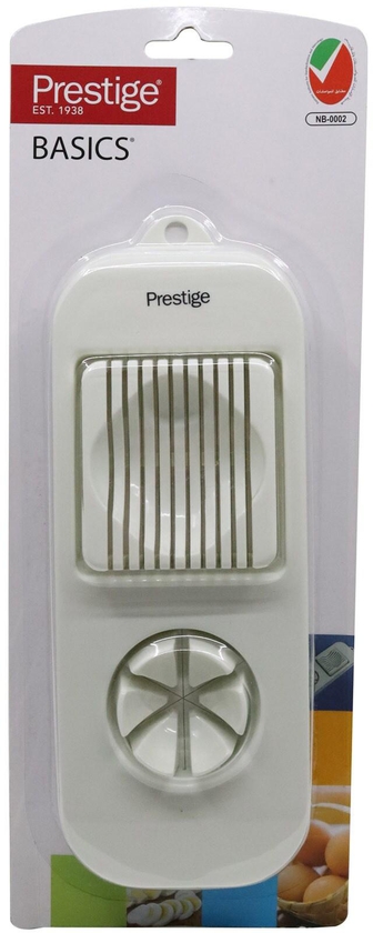 Prestige Basics 2-Way Egg Slicer NB-0002 White
