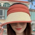 قبعات الشاطئ النسائية بعامل حماية من أشعة الشمس 50+ حافة عريضة قابلة للطي من القش للحماية من الشمس