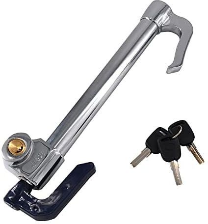 RoterSee Universal Double Protection High Security Stainless Steel Steering Wheel Lock