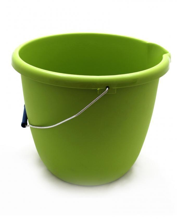 Bora Bucket With Metal Handle - Green