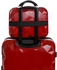 Crossland Makeup Travel Case Hard Shell Cosmetic - Red