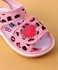 Cute Walk by Babyhug Sandals With Velcro Closure & Heart Applique - Pink