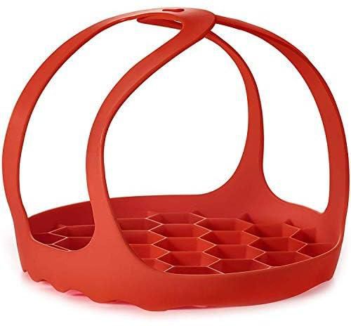 Silicone Trivet For Instant Pot | Fits 6,8 Qt Instapot, Ninja Foodi and Other Pressure Cookers | 3 in 1 - Bakeware Pan Sling Lifter, Egg Rack, and Roasting Rack