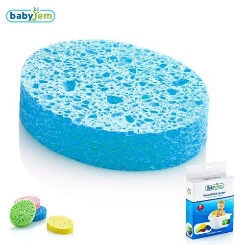 Baby Jem Natural Bath Sponge - Blue