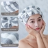 2 Pack Hair Towel Wrap Turban Microfiber Drying Shower and Bath, Twist Head Towels with Button, Magic Quick Dryer, Hair Care for Women and Girls, One Wrap Plus One Cap and Two Velvet Hair Bands