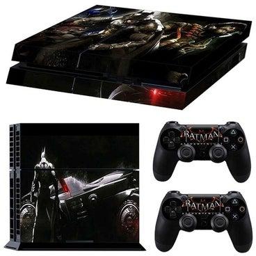 3-Piece Batman Console And Controller Sticker Set For PlayStation 4