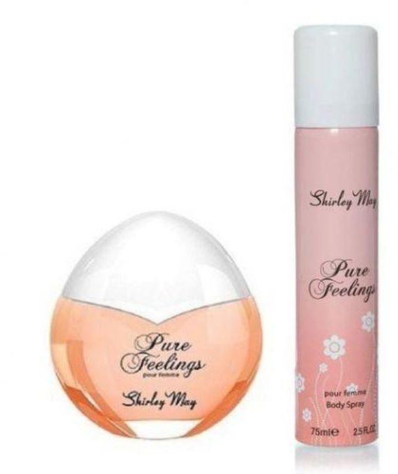 Shirley May Pure Feelings - Gift Set Women - ( EDT 100ml + 75ml Body Spray )