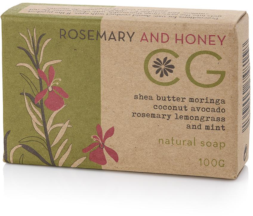Cinnabar Green Rosemary and Honey Bath Soap - 100g