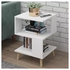 Bedside/Bookshelf Tables -WHITE(MDF/Chipboard)