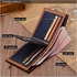 New Fashion Men Genuine Leather Vintage Wallet - Brown