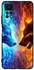 Protective Case Cover For Xiaomi Redmi Note 11 Pro 5G Water & Fire Wolf